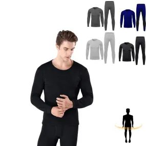 2 Pair Men's 2-Piece Cotton Thermal Set with Shirt & Pants (4 pieces) S-XL