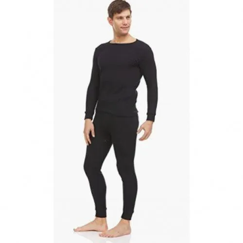 2 Pair Men's 2-Piece Cotton Thermal Set with Shirt & Pants (4 pieces) S-XL