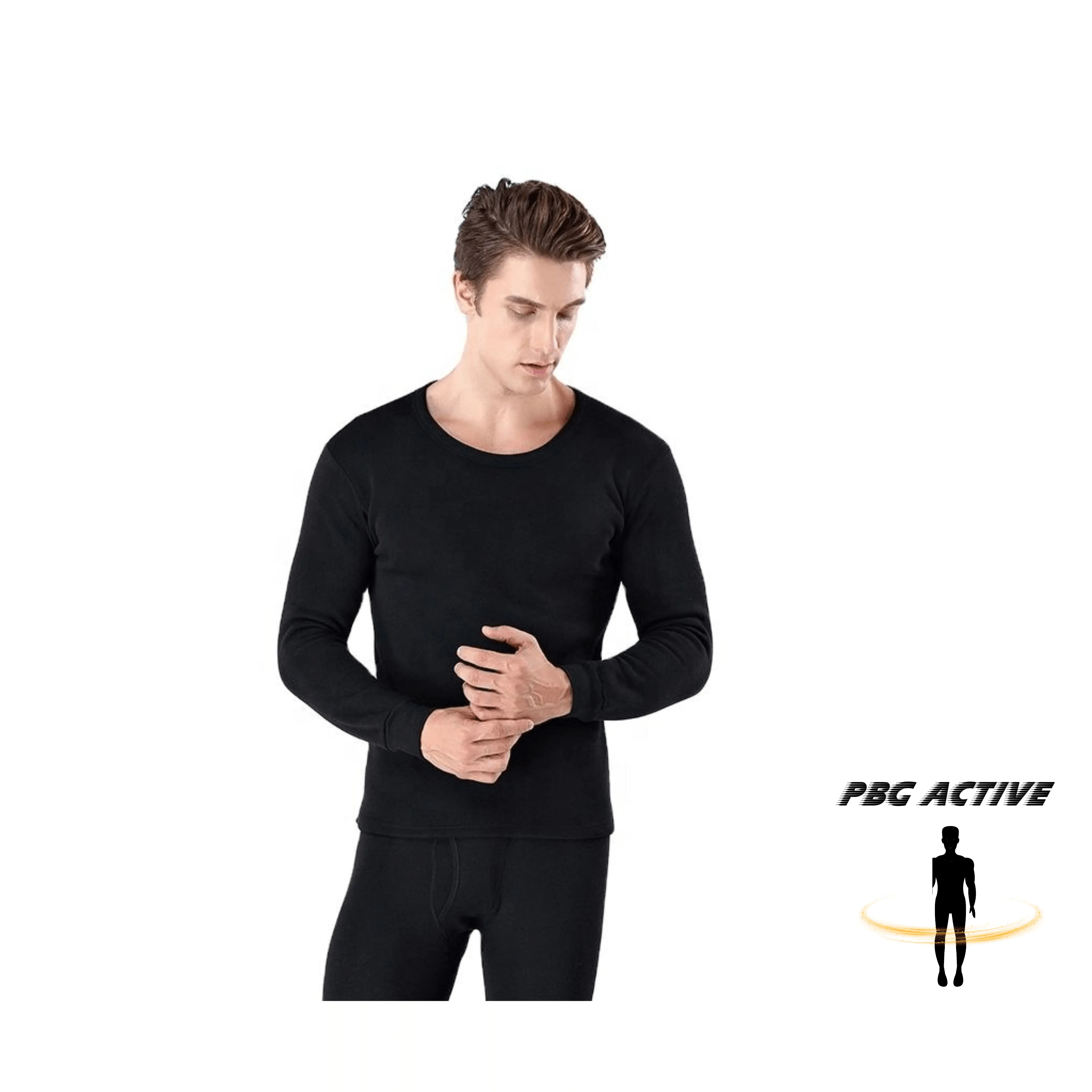 2 Pair Men's 2-Piece Cotton Thermal Set with Shirt & Pants (4 pieces) S-XL