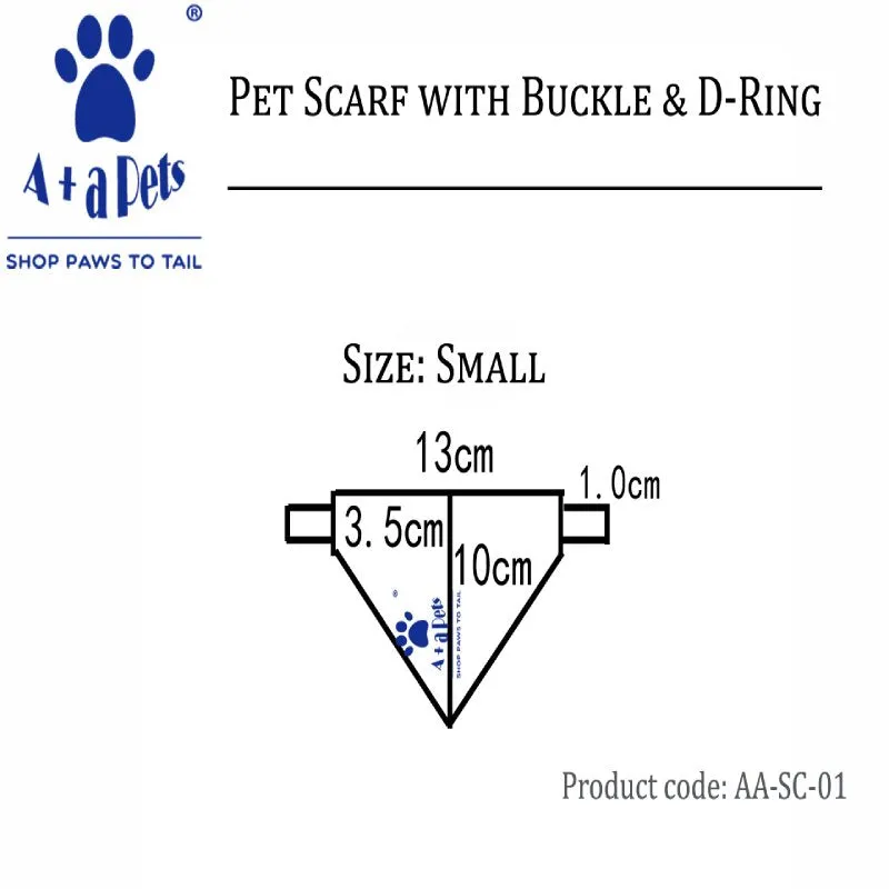 A A Pets' 2in1 Scarf Collar In Floral Design