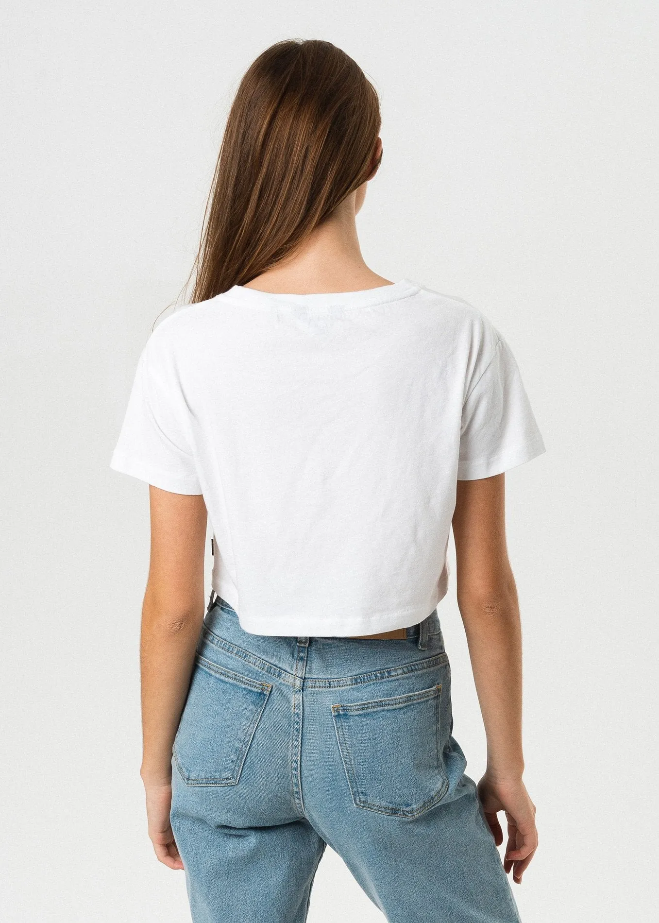 Afends Womens Sunshine Soon - Wide Neck Cropped Tee