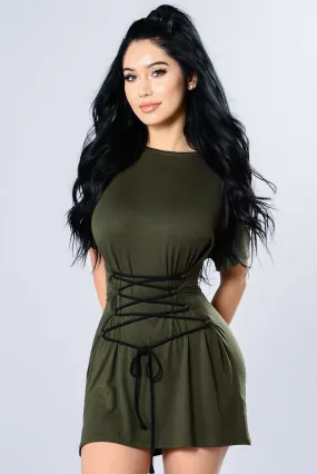 All The Way Up Tunic - Olive