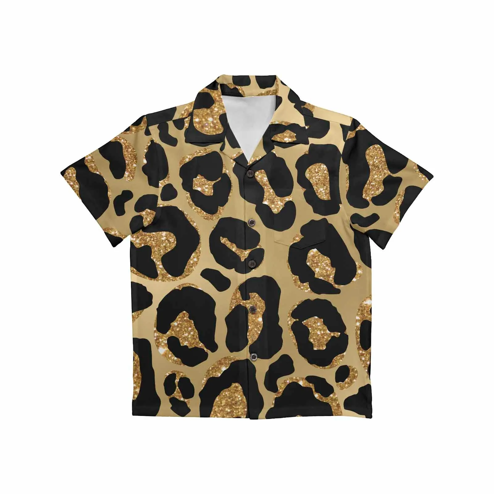 Animal Print 2  Little Boys Hawaiian Shirt