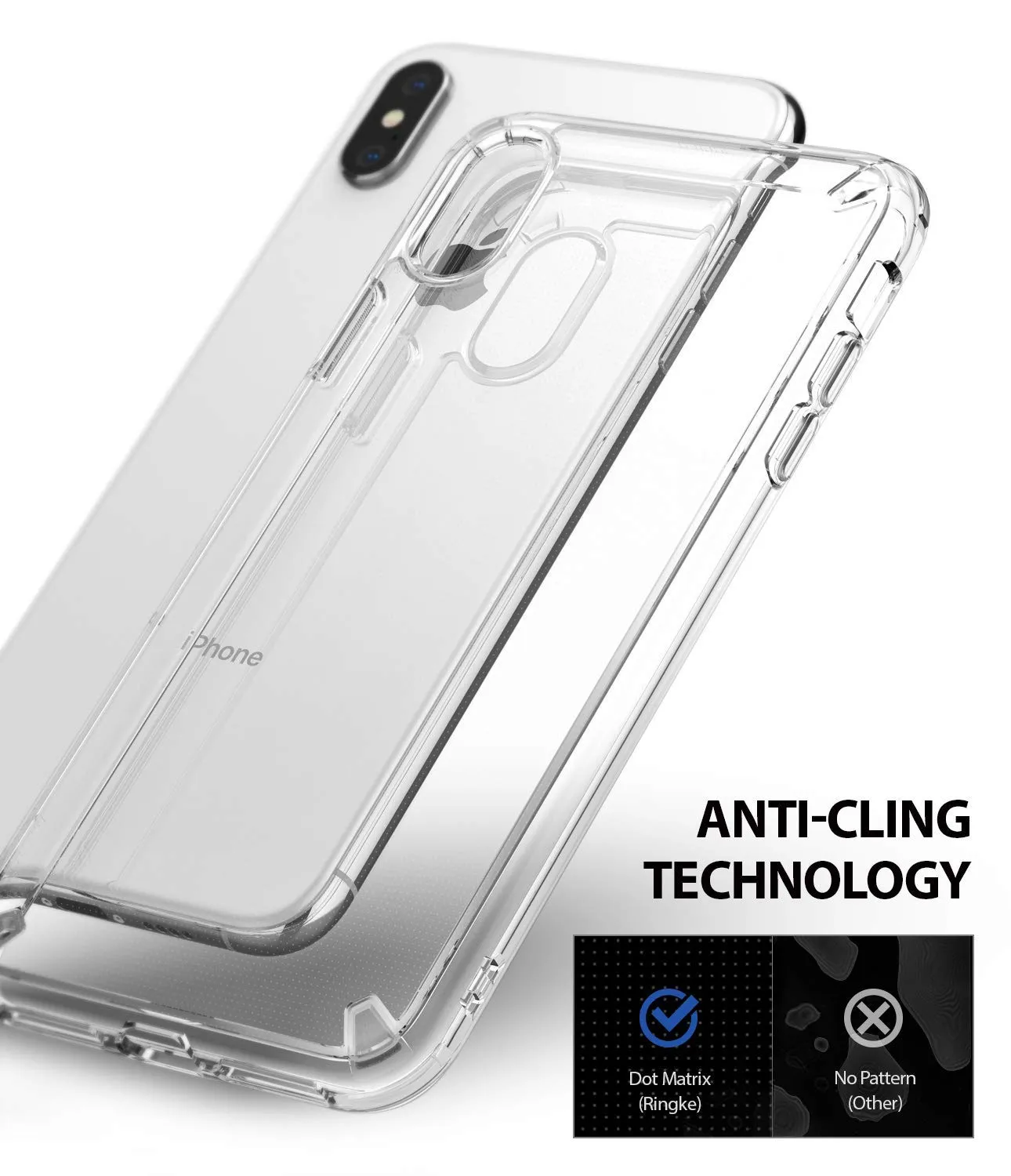 Apple iPhone Xs Max Back Cover Case | Fusion - Clear