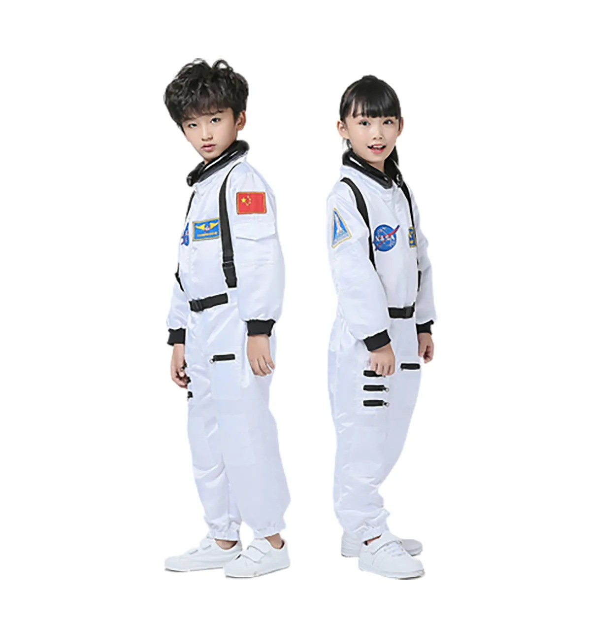 Astronaut Costume Profession Cosplay outfit for Kids White