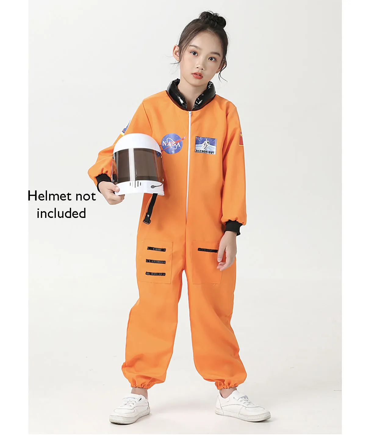 Astronaut suit Profession Cosplay outfit for Kids Orange