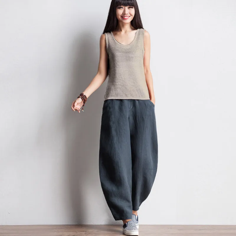 Autumn Spring Women Casual Cotton Pants BZ981101