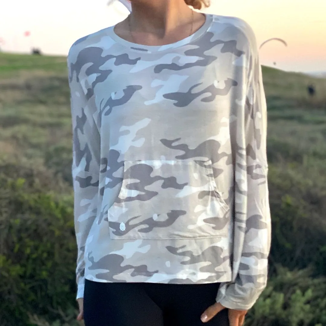 Bamboo Top - Heather Grey