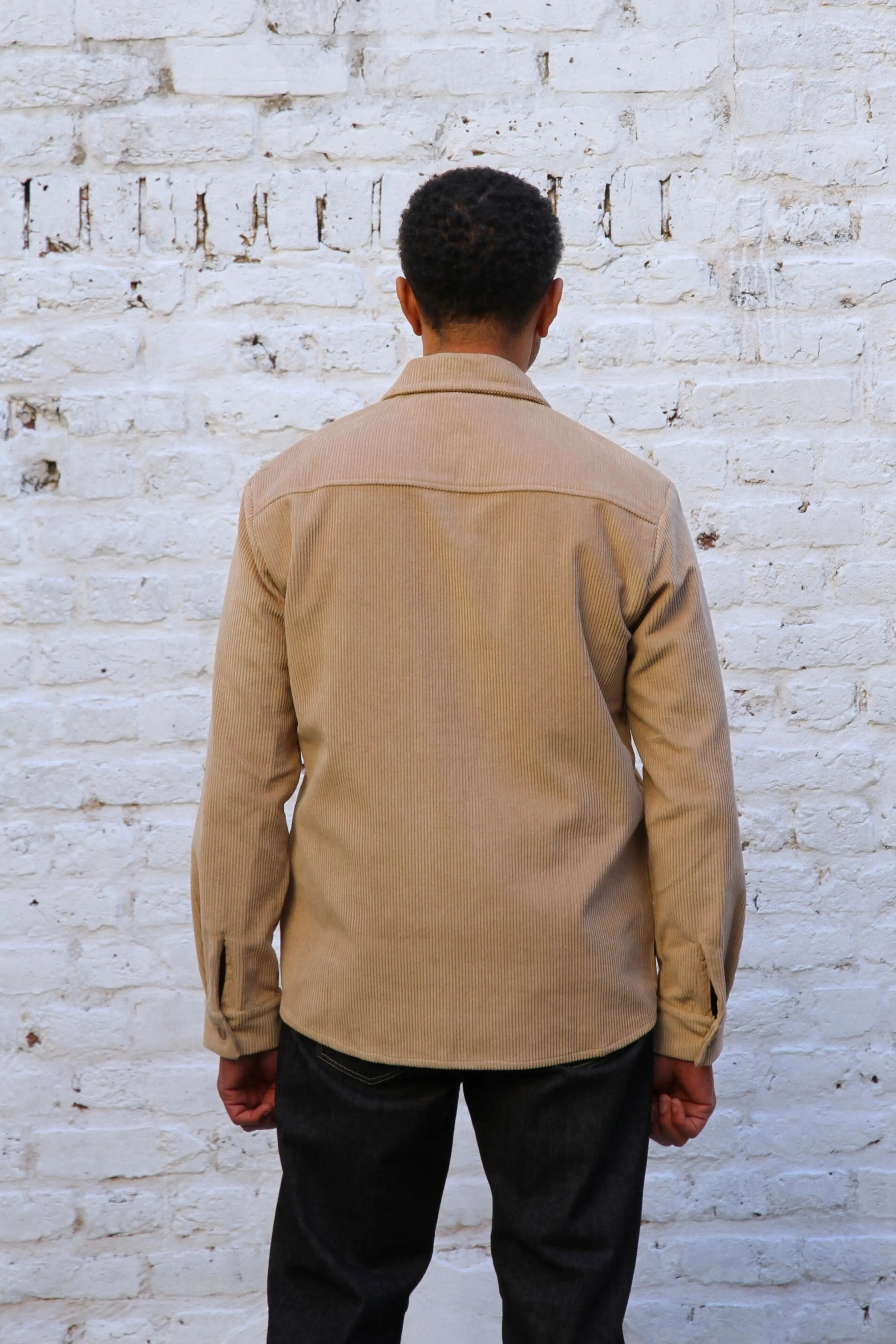 Bart Corduroy Overshirt - Beige