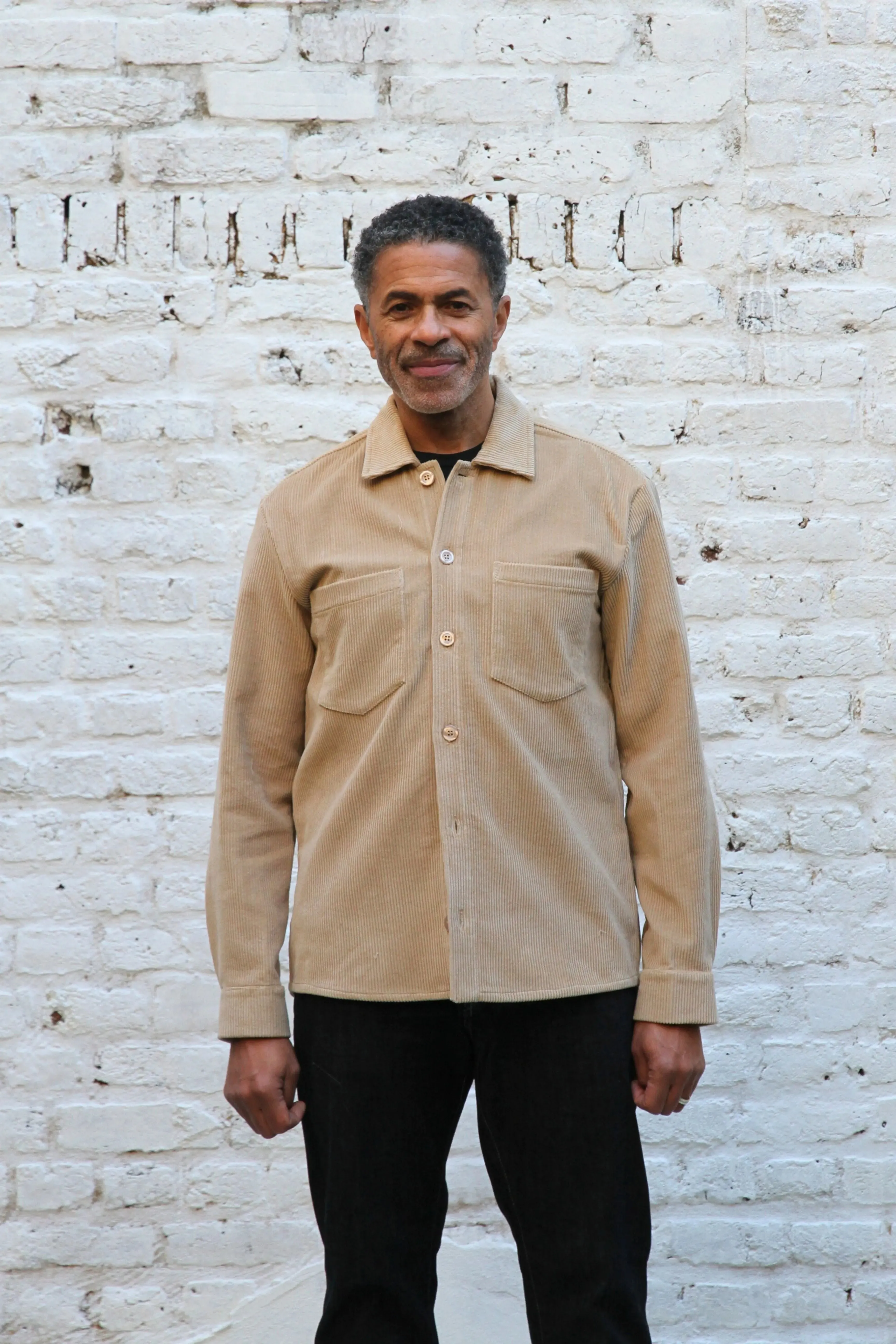 Bart Corduroy Overshirt - Beige