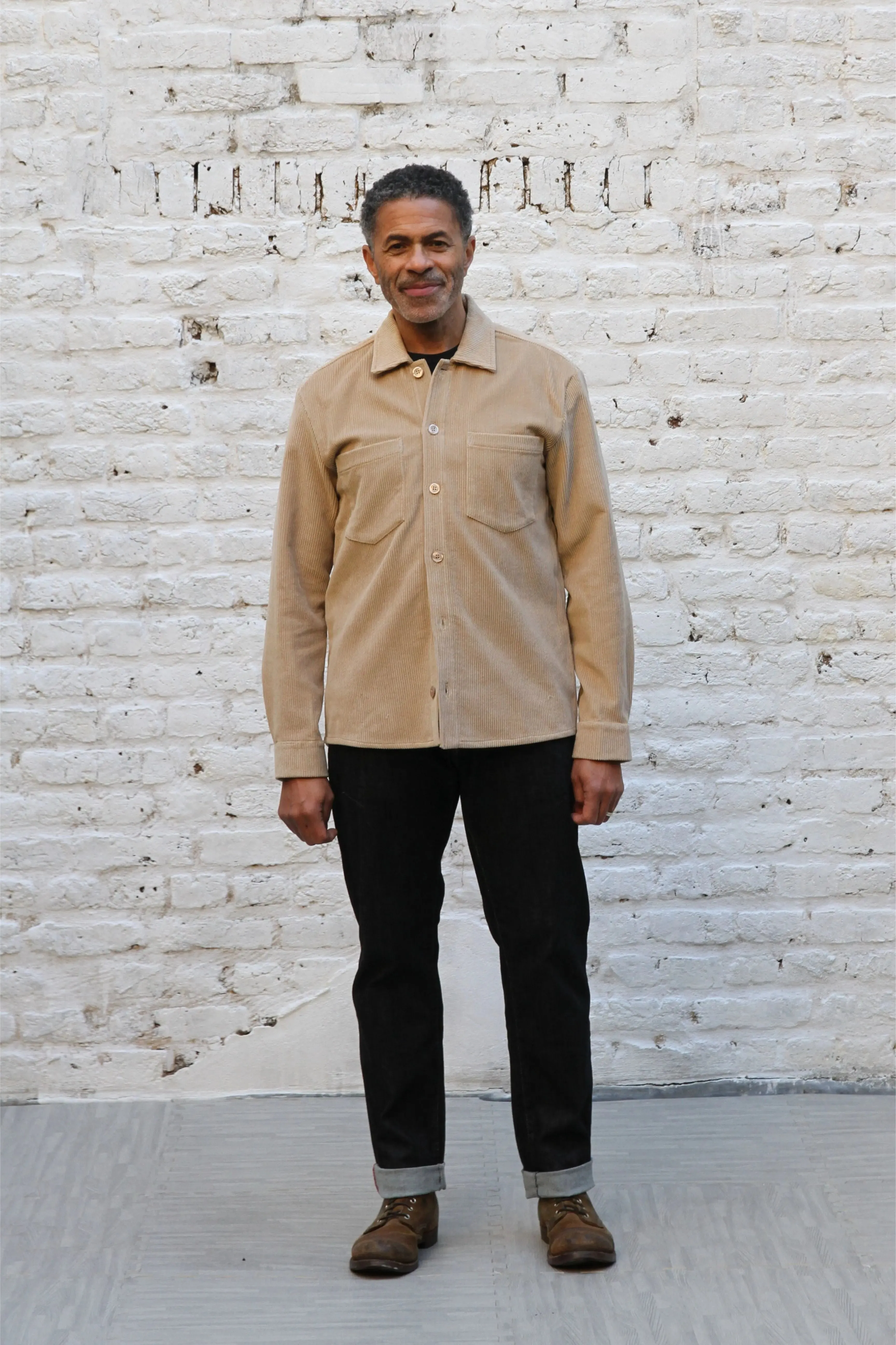 Bart Corduroy Overshirt - Beige