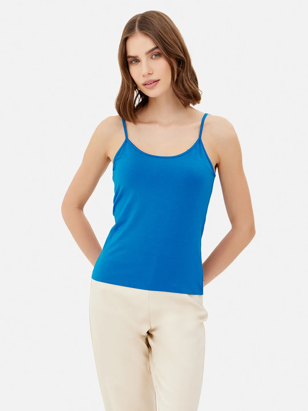 Basic Camisole With Adjustable Straps