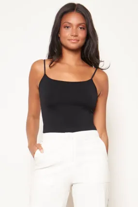 Basic Seamless Camisole - Black