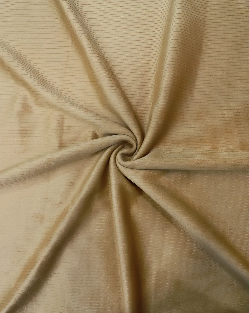 BEIGE CORDUROY VELVET FABRIC