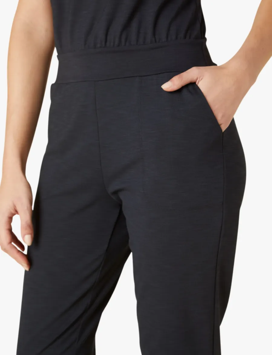 Beyond Yoga Heather Rib Lounge Around Jumpsuit