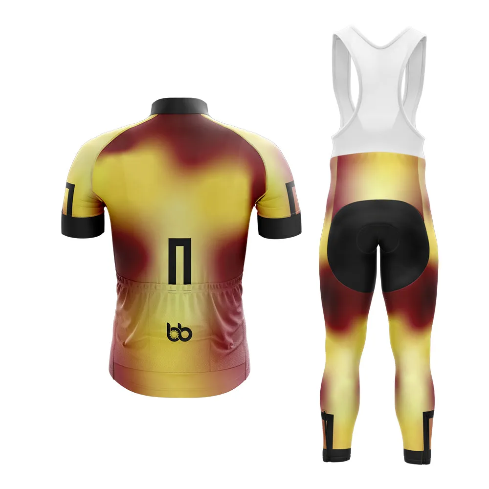 Bicycle Booth Prism (Yellow-Maroon) Club Cycling Kit