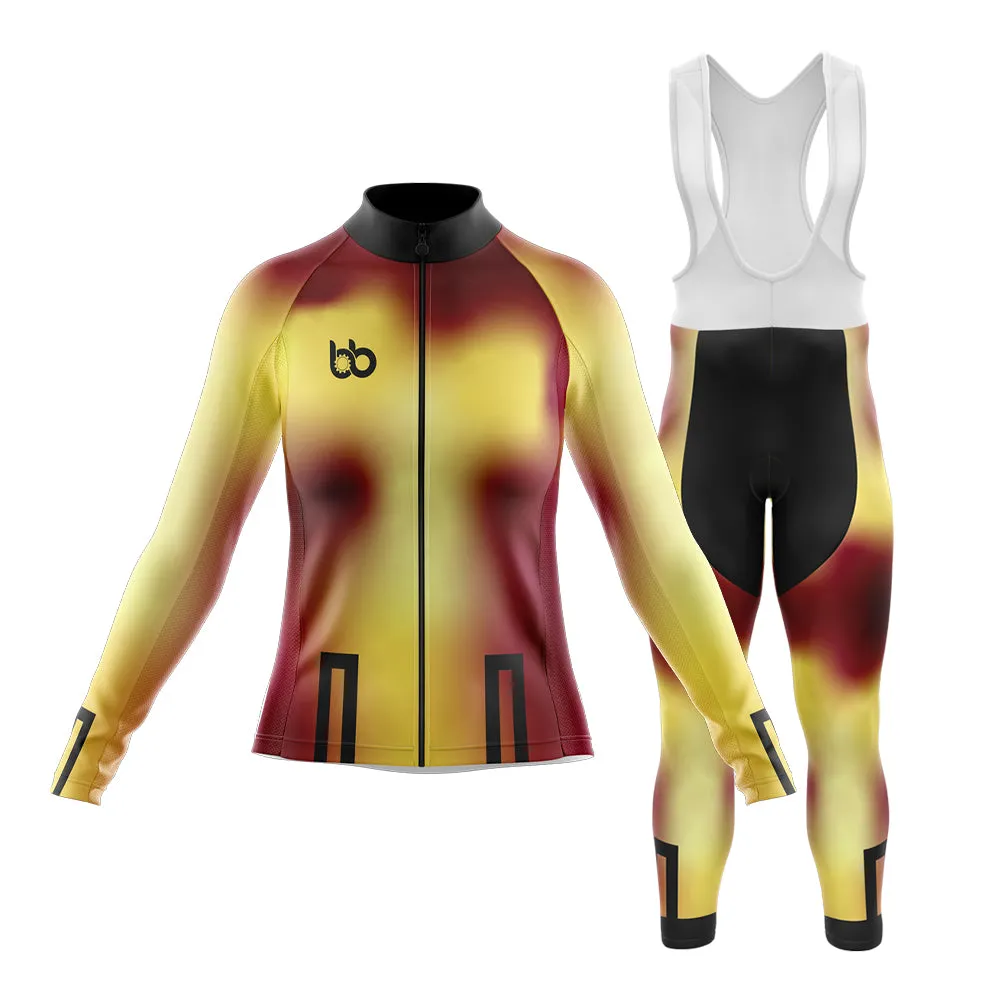 Bicycle Booth Prism (Yellow-Maroon) Club Cycling Kit