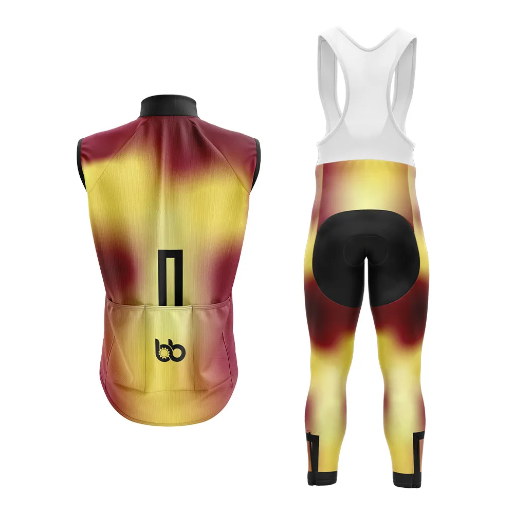 Bicycle Booth Prism (Yellow-Maroon) Club Cycling Kit