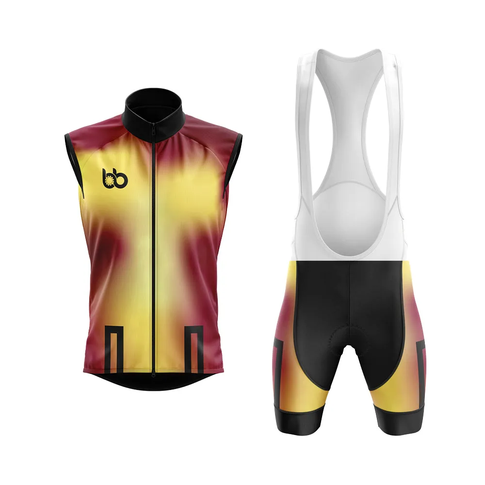 Bicycle Booth Prism (Yellow-Maroon) Club Cycling Kit