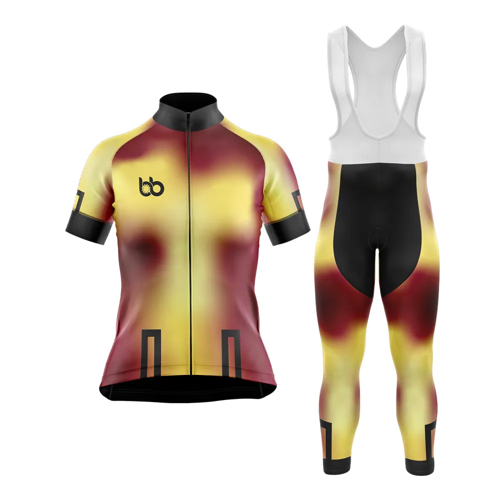 Bicycle Booth Prism (Yellow-Maroon) Club Cycling Kit