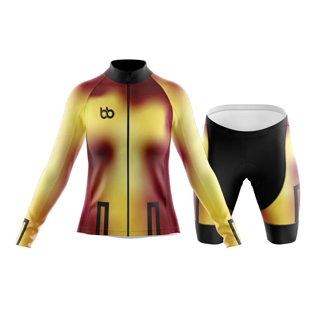 Bicycle Booth Prism (Yellow-Maroon) Club Cycling Kit