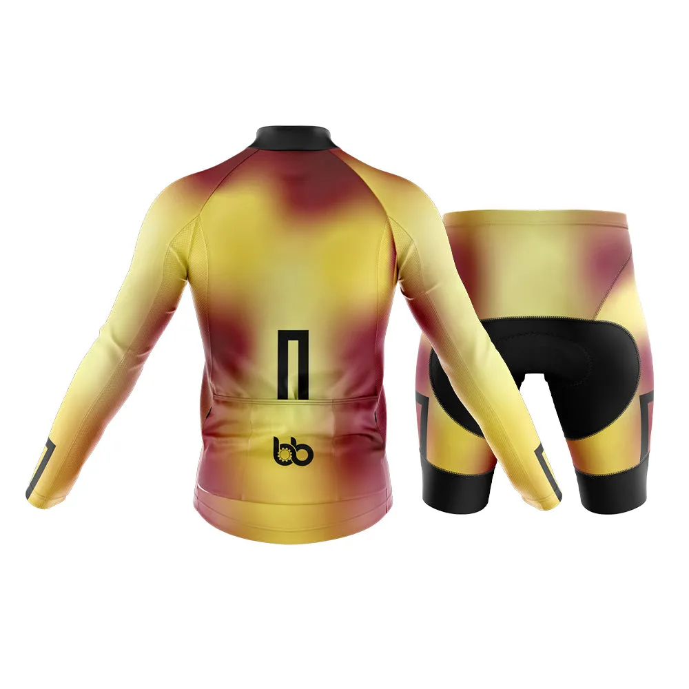 Bicycle Booth Prism (Yellow-Maroon) Club Cycling Kit