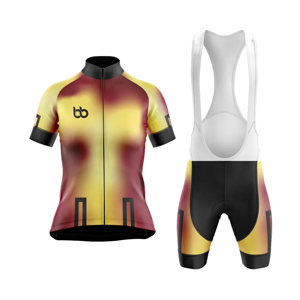 Bicycle Booth Prism (Yellow-Maroon) Club Cycling Kit