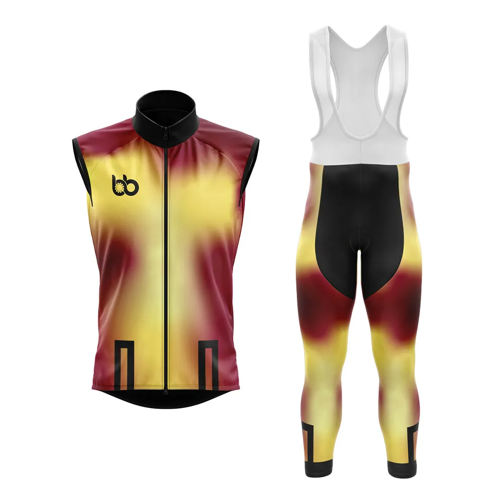 Bicycle Booth Prism (Yellow-Maroon) Club Cycling Kit