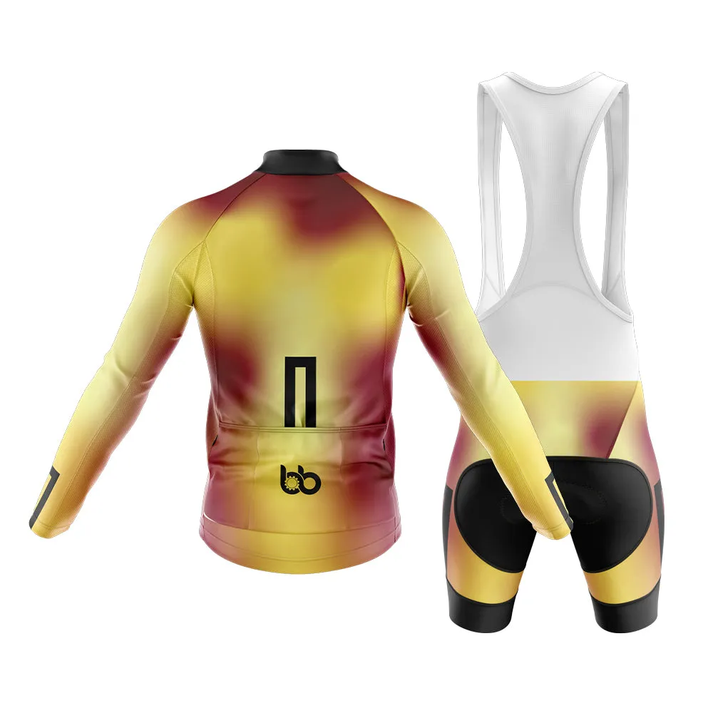 Bicycle Booth Prism (Yellow-Maroon) Club Cycling Kit