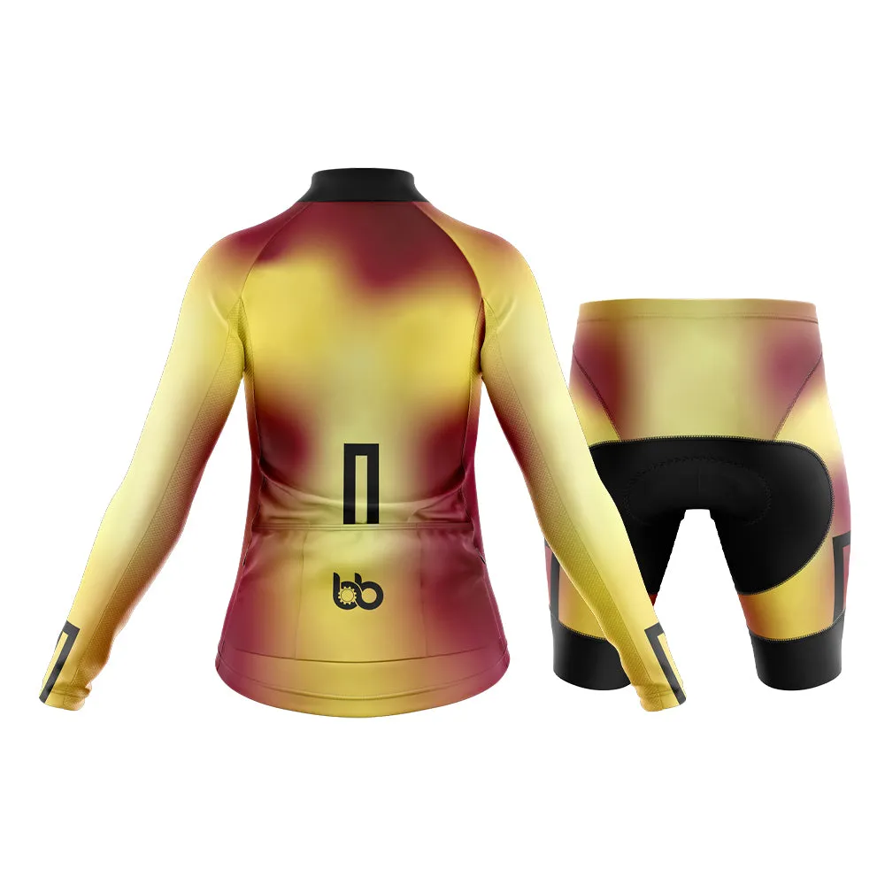 Bicycle Booth Prism (Yellow-Maroon) Club Cycling Kit