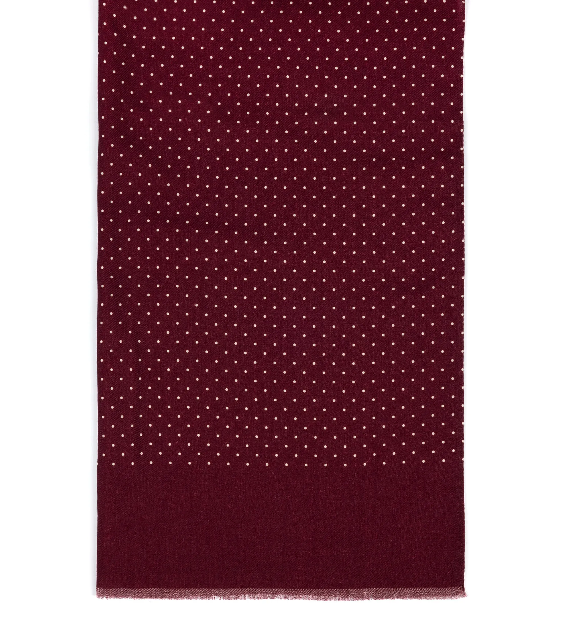 Bigi Lightweight Wool Scarf: Burgundy