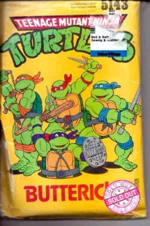 Butterick 5143 Teenage Mutant Ninja Turtles Halloween Costume Pattern