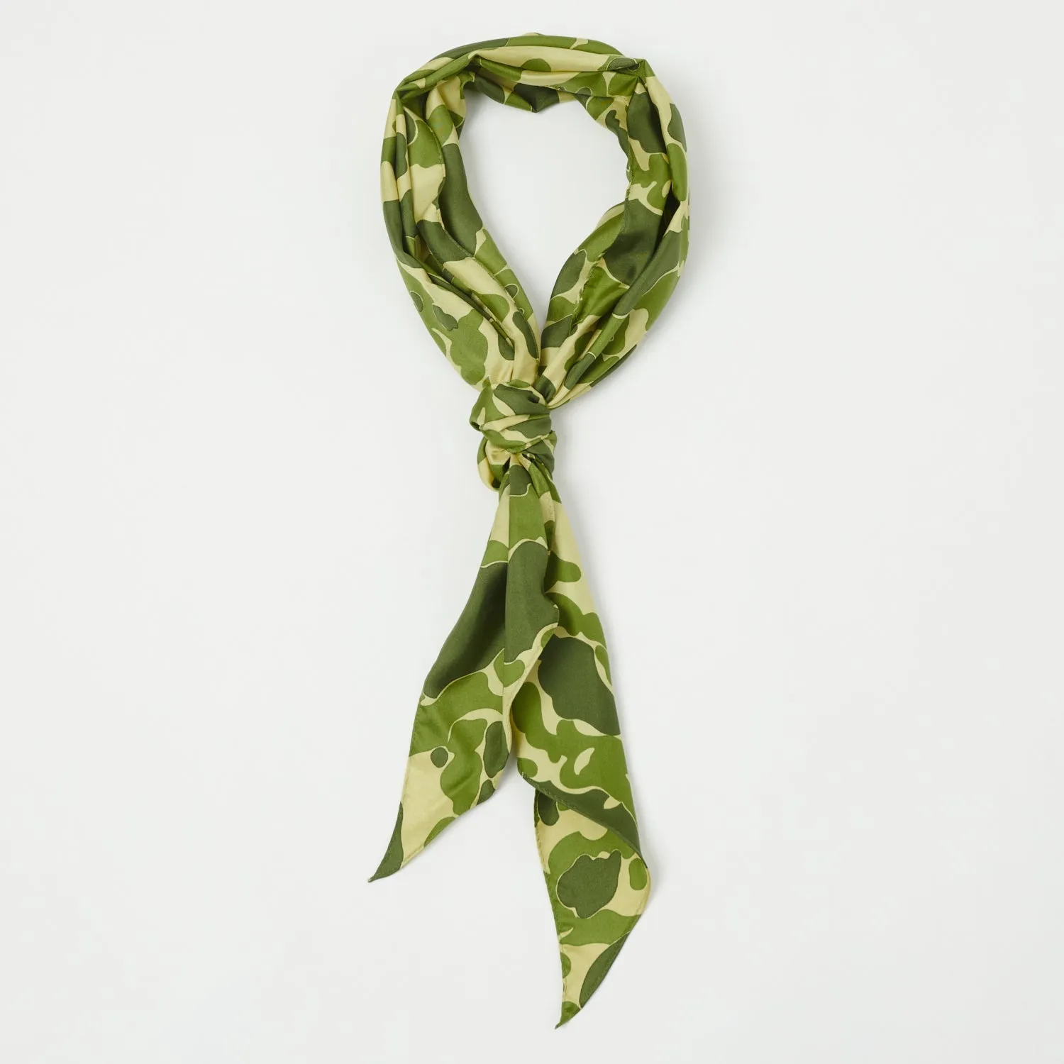 Buzz Rickson's Silk Parachute Scarf - Camo