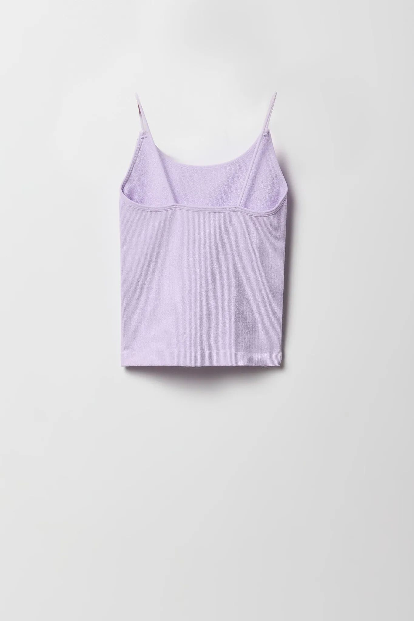 Camisole côteée avec bretelles ultramincces pour fille