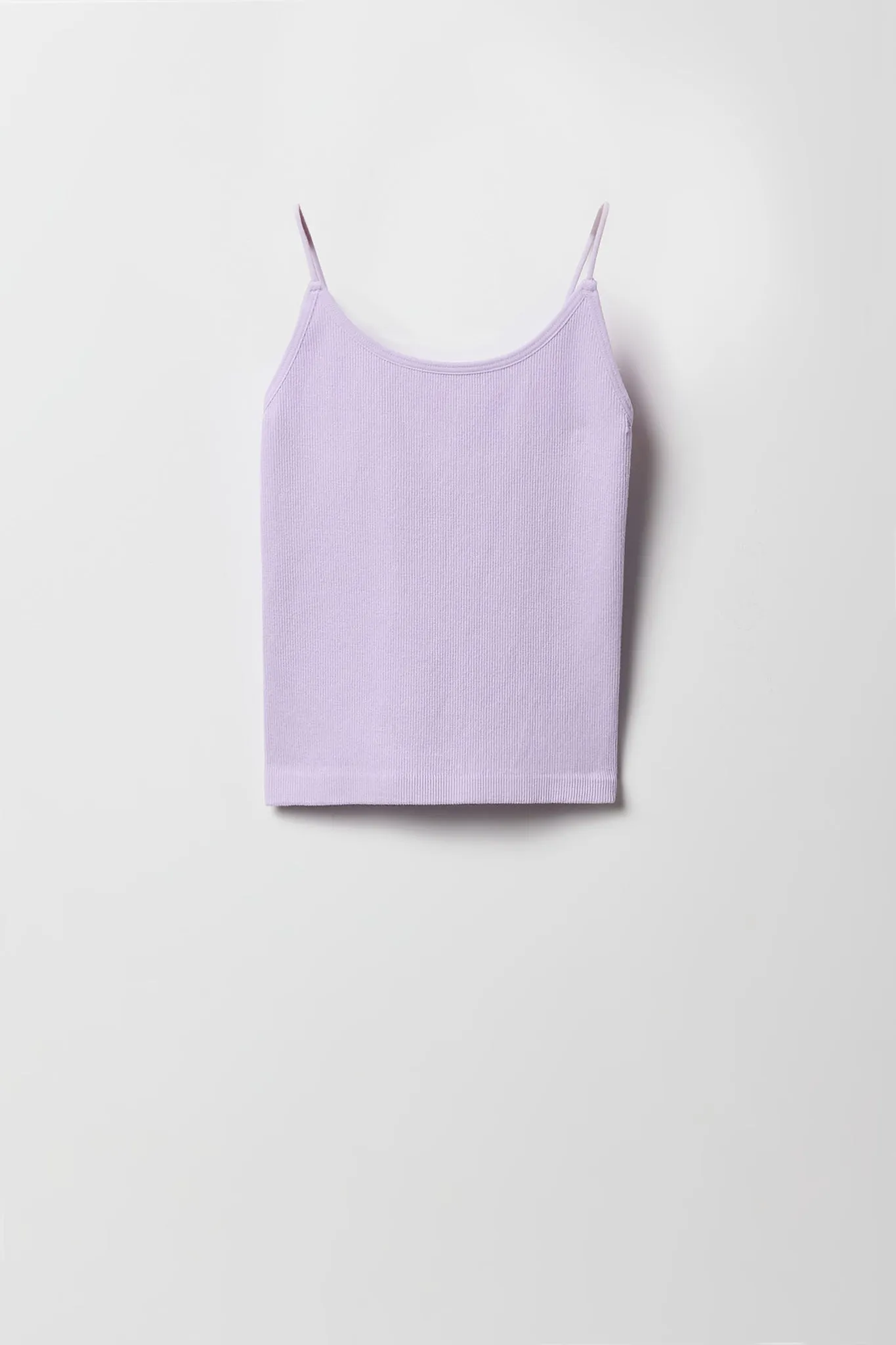 Camisole côteée avec bretelles ultramincces pour fille