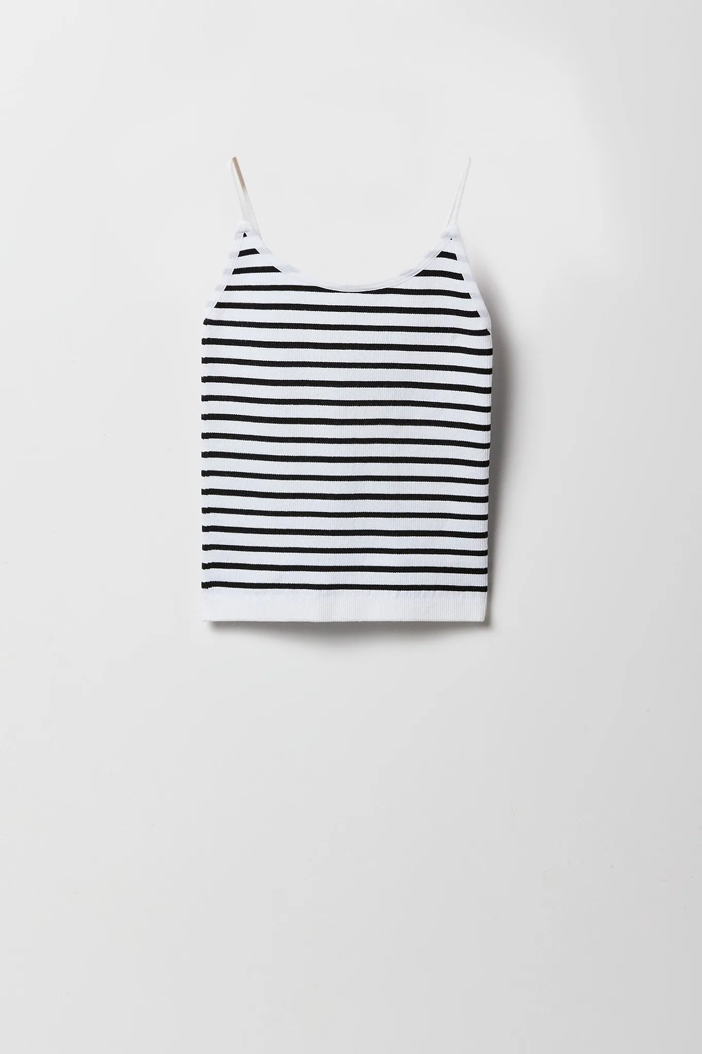 Camisole côteée avec bretelles ultramincces pour fille