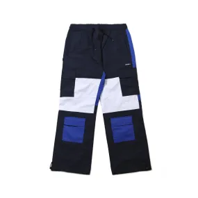 CARGO POCKET BOX TRACK PANTS NAVY