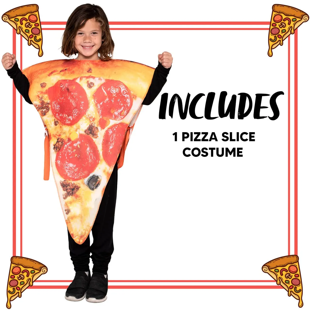 Child Unisex Pizza Costume-Adult