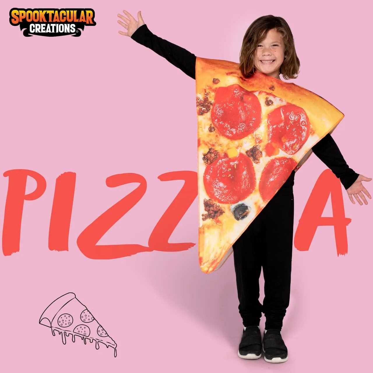 Child Unisex Pizza Costume-Adult