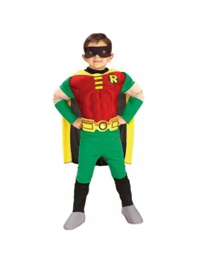 Child's Deluxe Muscle Chest Robin Costume