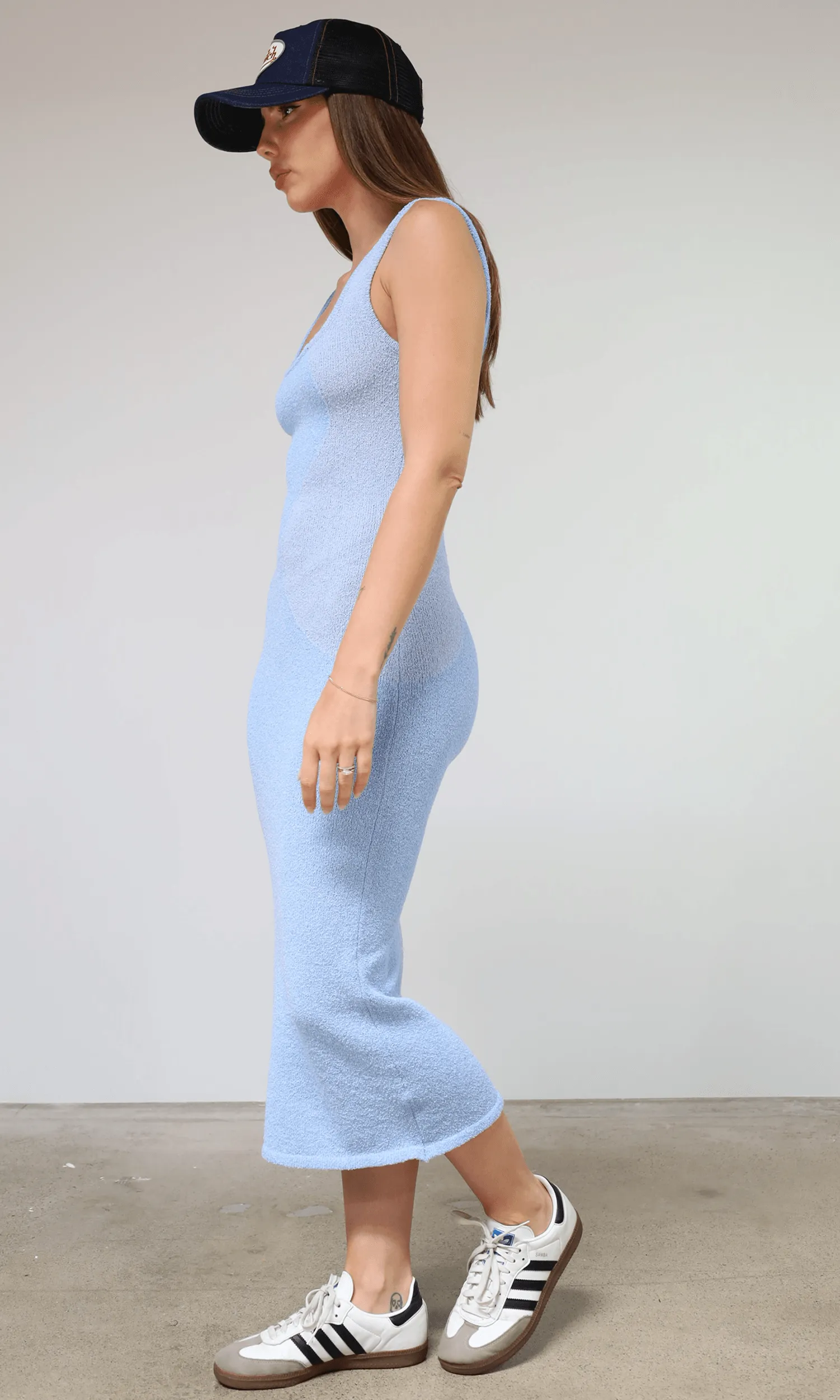 Chill Wave Midi Dress - FINAL SALE