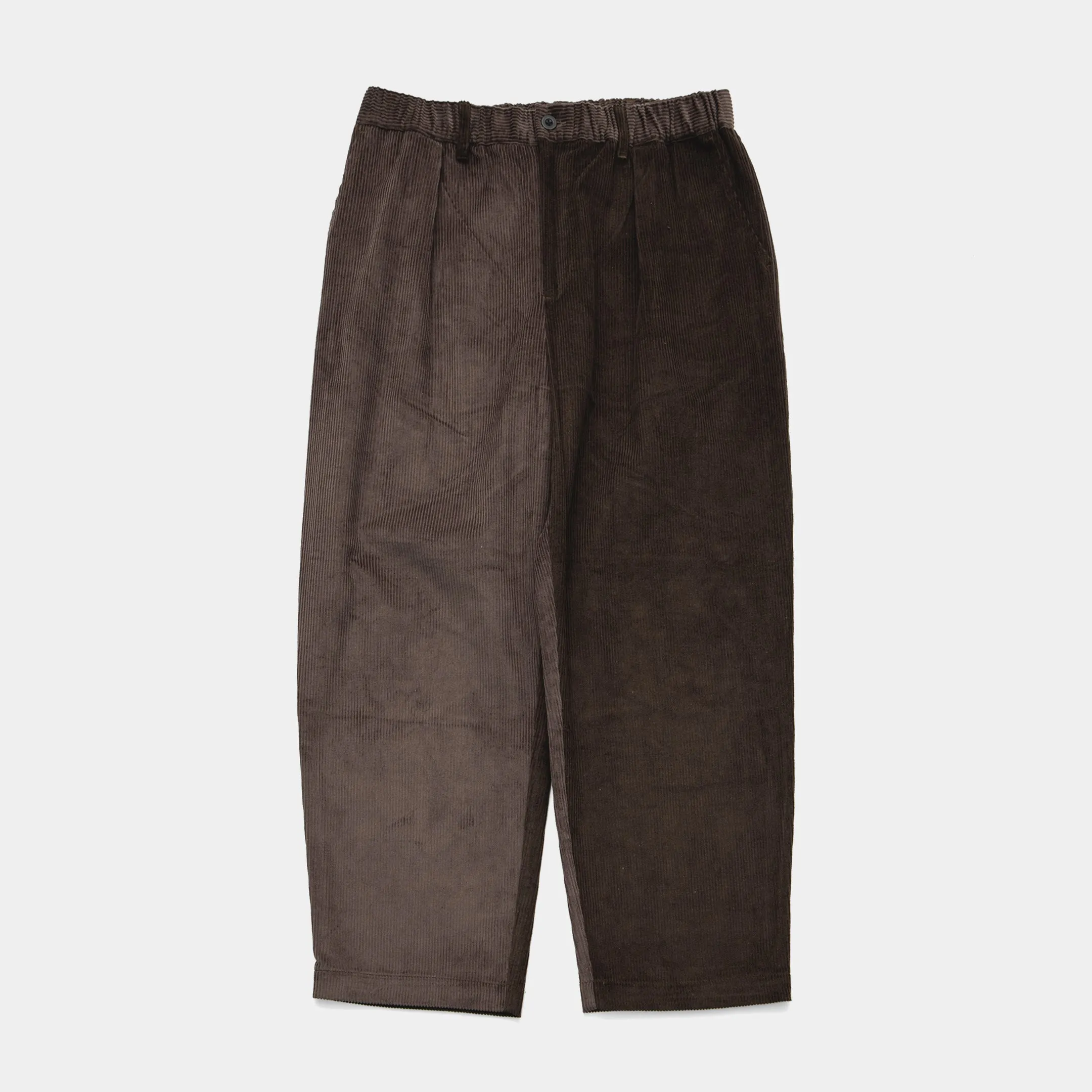 Corduroy Bi-Color Pants [Brown/Brown] / 2420805