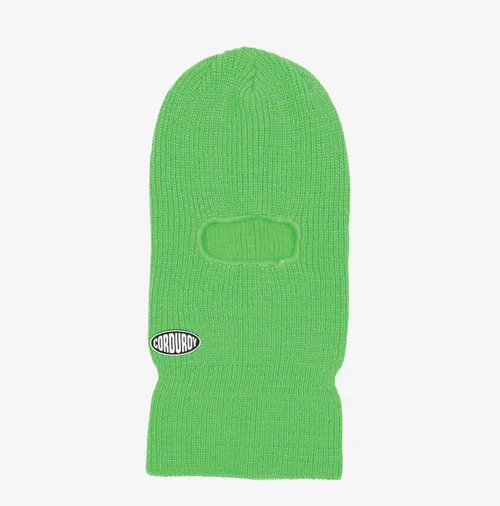 Corduroy Reflective Balaclava - Neon