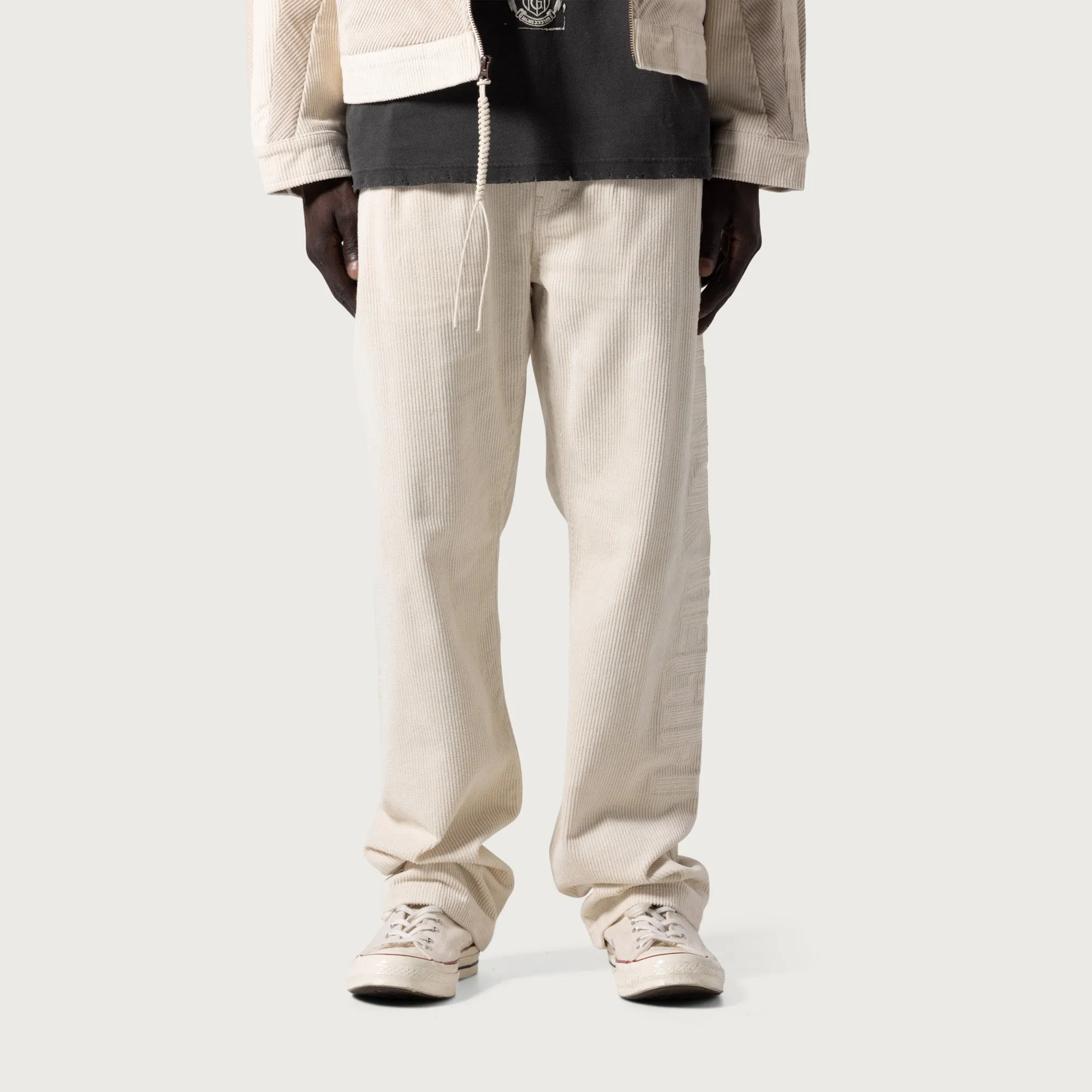 Corduroy Trouser Pant - Bone