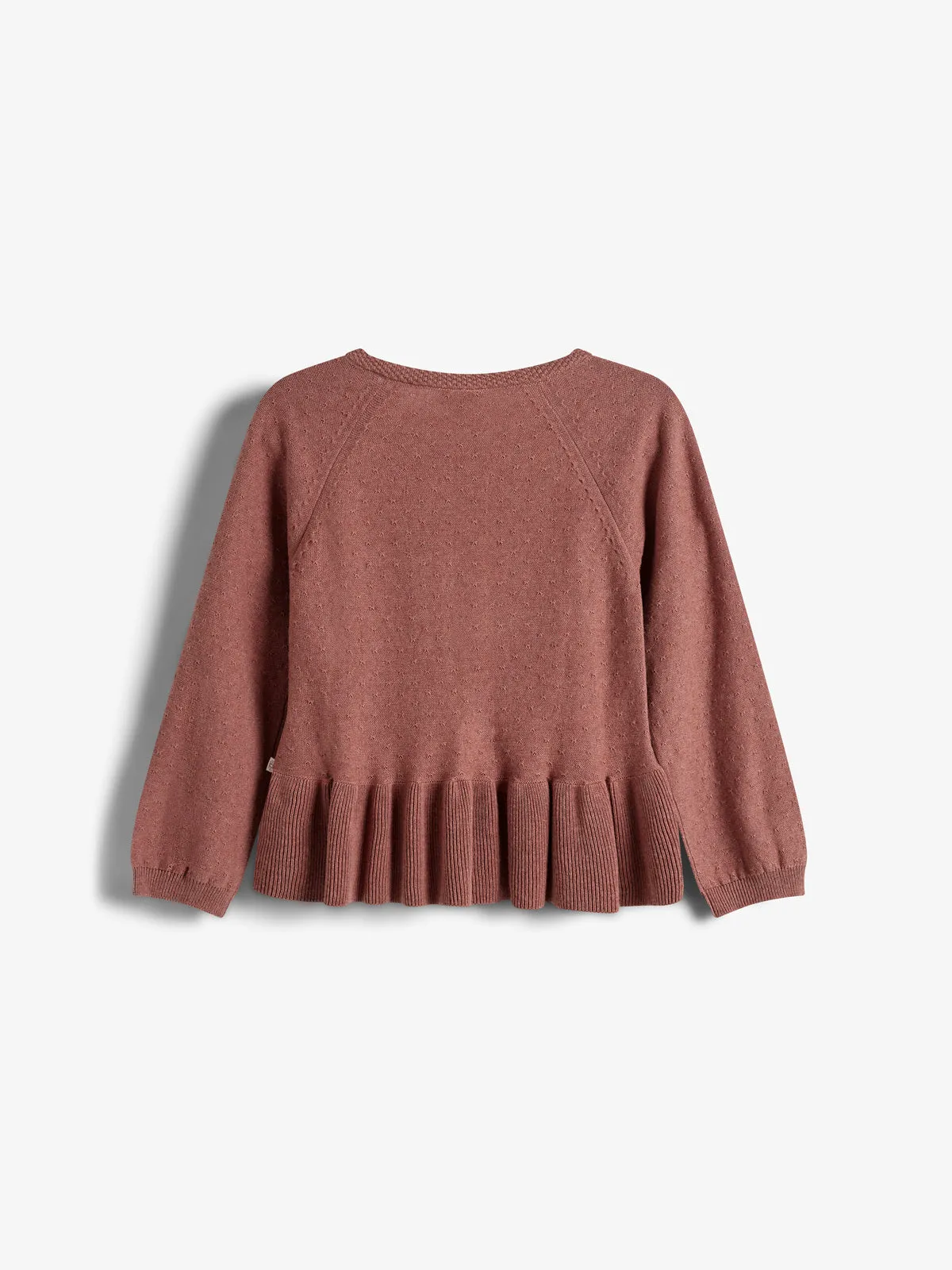 Cotton Knit Tunic - Kids - Rose Melange