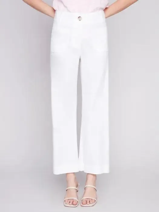 Cropped Straight Leg Pant