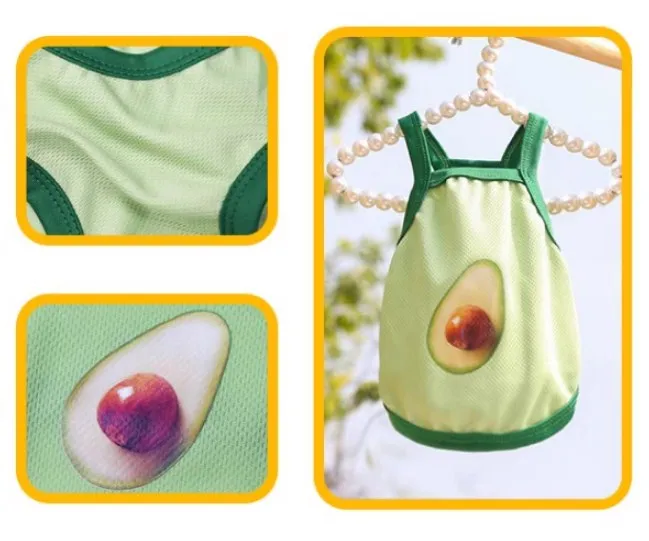 Dog avocado camisole