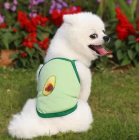 Dog avocado camisole