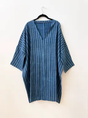 Dress / Tunic Indigo Dark Stripe