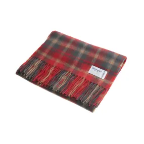 Edinburgh 100% Lambswool Scarf  Dark Maple